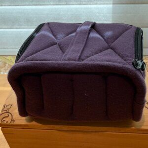 Carry/storage for essential oil bottles, deep purple